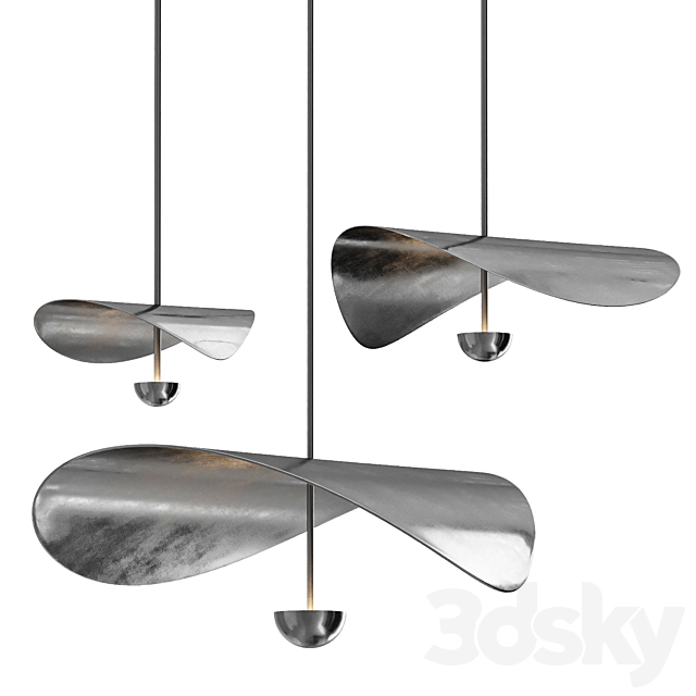 Ovature Bonnie Single Pendant Lamp 3DS Max Model - thumbnail 2