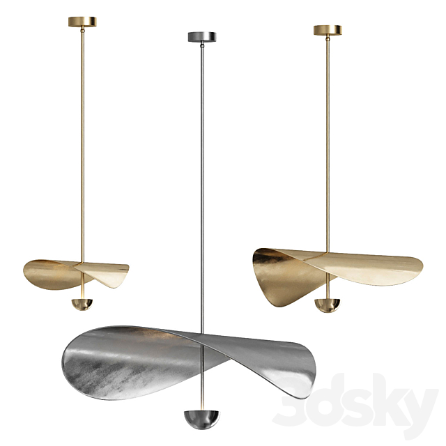 Ovature Bonnie Single Pendant Lamp 3DS Max Model - thumbnail 3