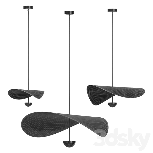 Ovature Bonnie Single Pendant Lamp 3DS Max Model - thumbnail 4