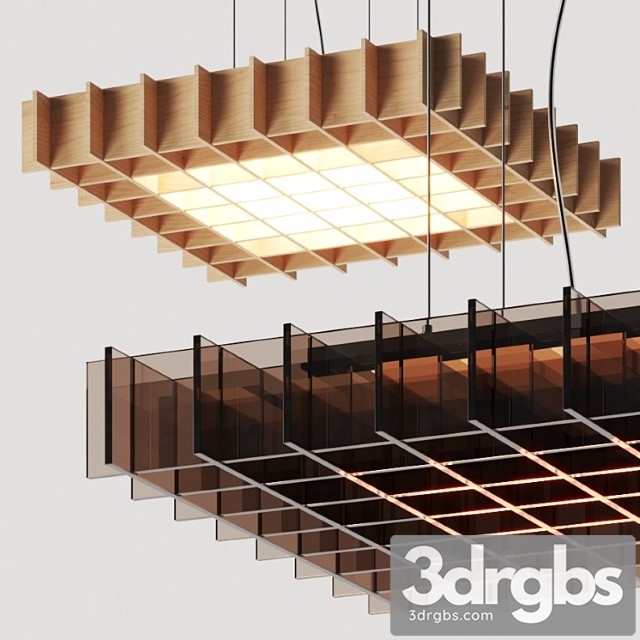 Pablo grid pendant lamp - thumbnail 1