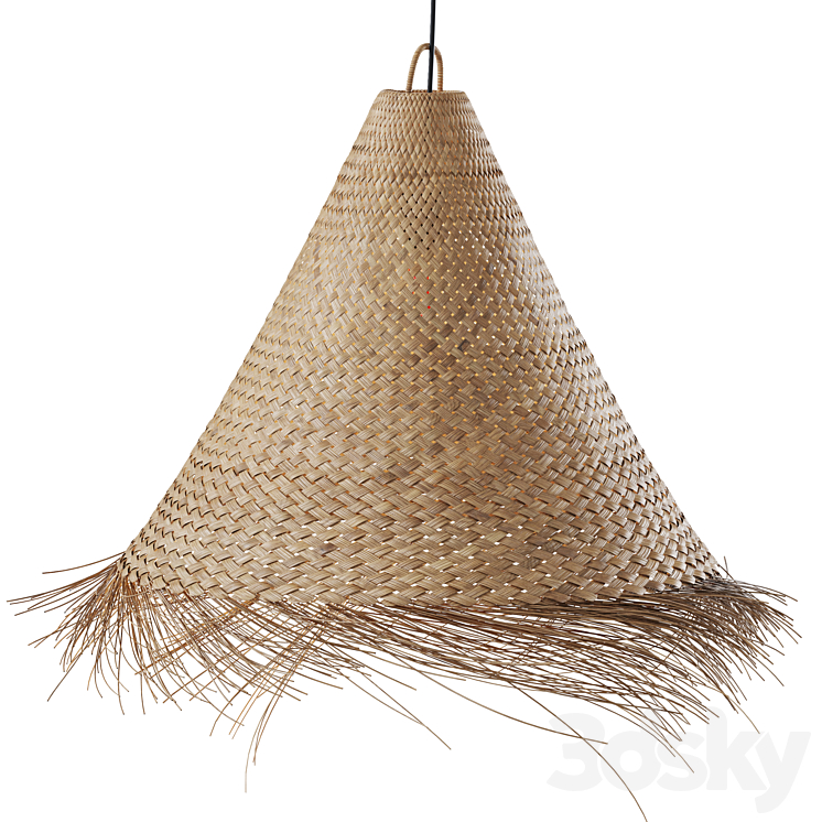 Palm leaf chandelier WESOKO 3DS Max Model - thumbnail 3