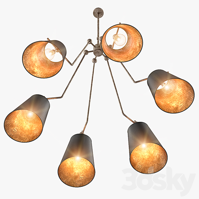 Paolo Moschino Abbey Chandelier 3DS Max Model - thumbnail 2