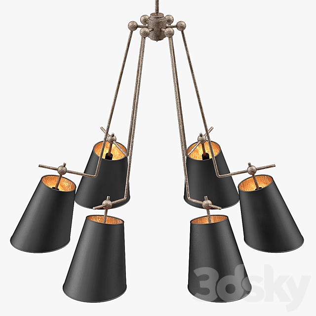 Paolo Moschino Abbey Chandelier 3DS Max Model - thumbnail 3