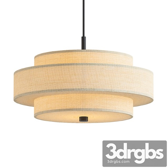 Paquette shaded drum chandelier - thumbnail 1