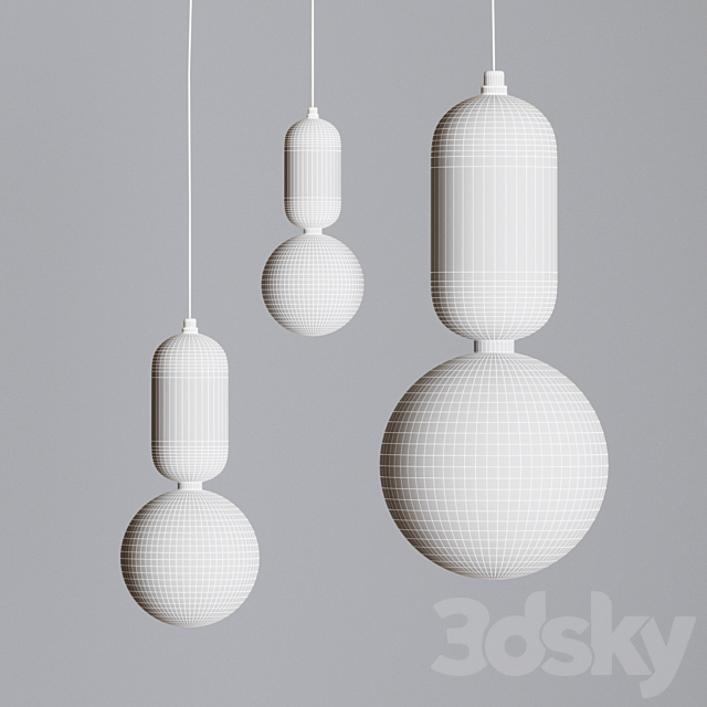 Parachilna Aballs T ME Suspension Lamp 3DSMax File - thumbnail 2