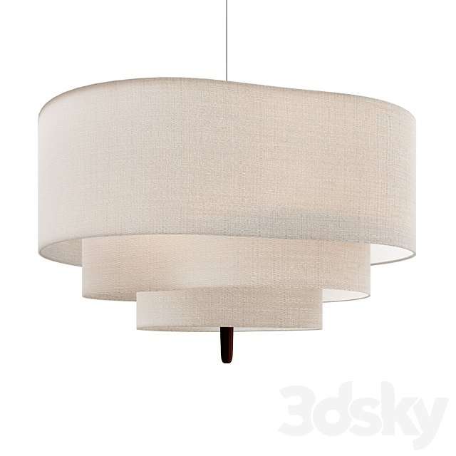 PEBBLE pendant lamp 3ds Max - thumbnail 1