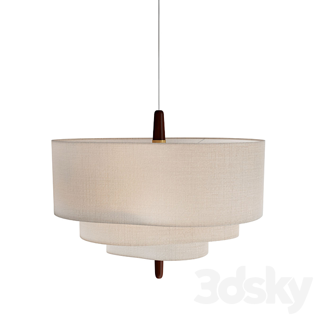 PEBBLE pendant lamp 3ds Max - thumbnail 2