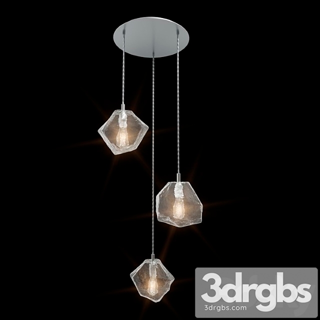 Pendant chandelier 3dsmax Download - thumbnail 1