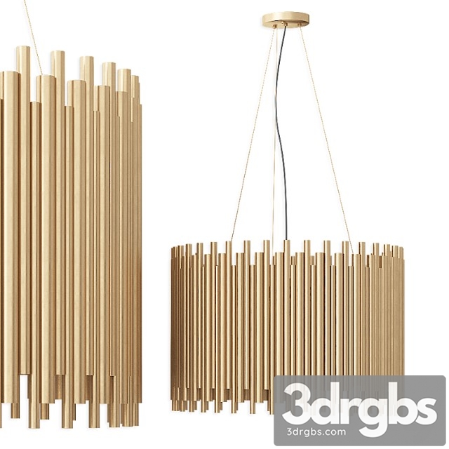 Pendant Chandelier Ideal Lux Pan Sp5 3dsmax Download - thumbnail 1