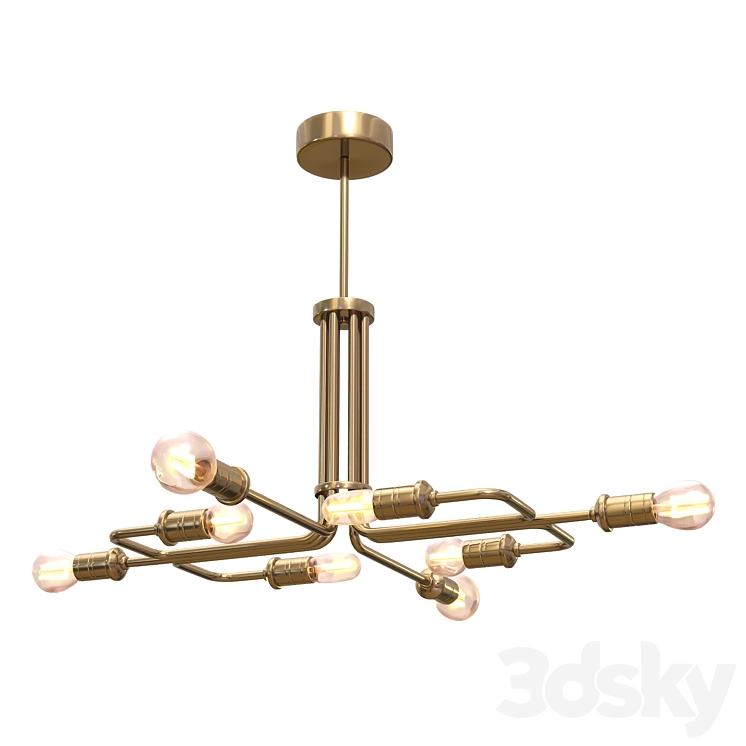 Pendant chandelier triumph 3DS Max Model - thumbnail 1