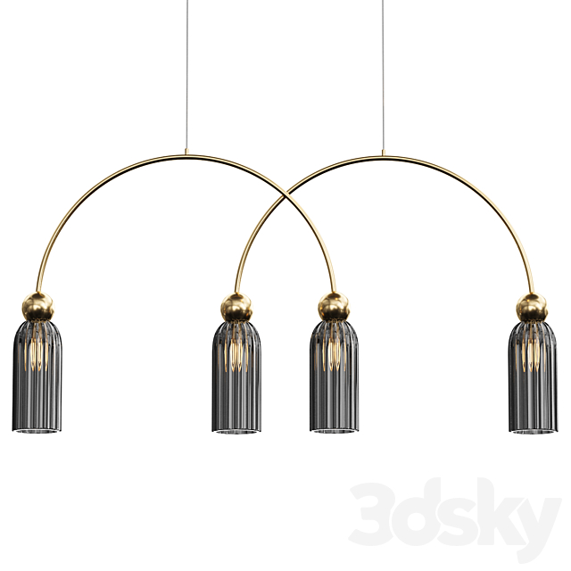 Pendant lamp Antic Maytoni 3ds Max - thumbnail 1