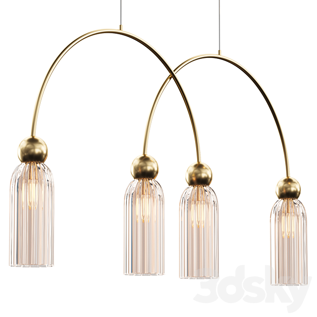 Pendant lamp Antic Maytoni 3ds Max - thumbnail 2