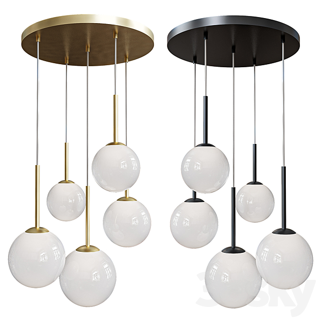 Pendant lamp Basic form by maytoni 3ds Max - thumbnail 1