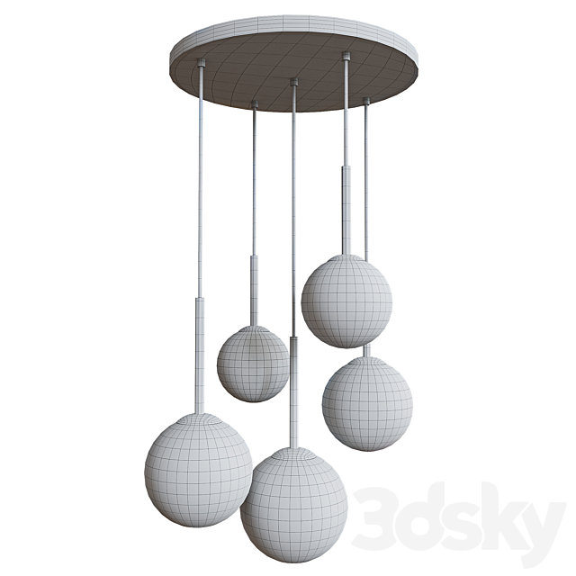 Pendant lamp Basic form by maytoni 3ds Max - thumbnail 3