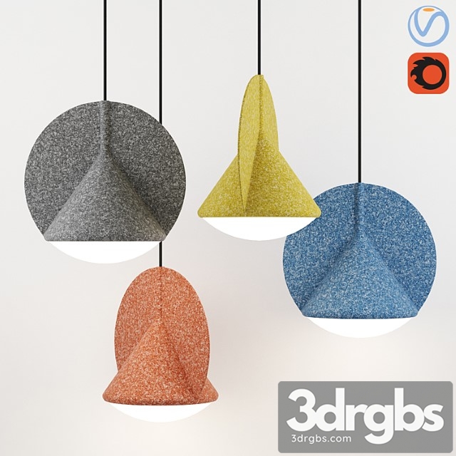 Pendant lamp bolia the stamp 3dsmax Download - thumbnail 1