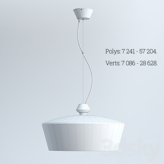 Pendant lamp BRAVA MOD239-05-B_MY 3DSMax File - thumbnail 3