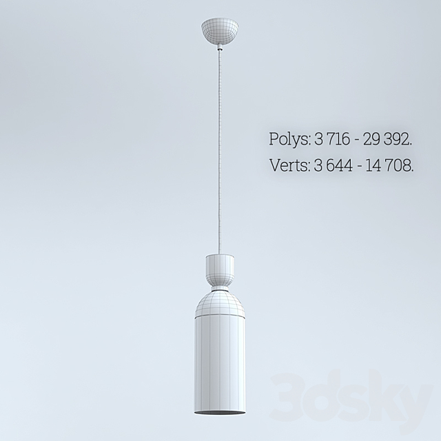 Pendant lamp BRAVA MOD239-11-B_MY 3DSMax File - thumbnail 3