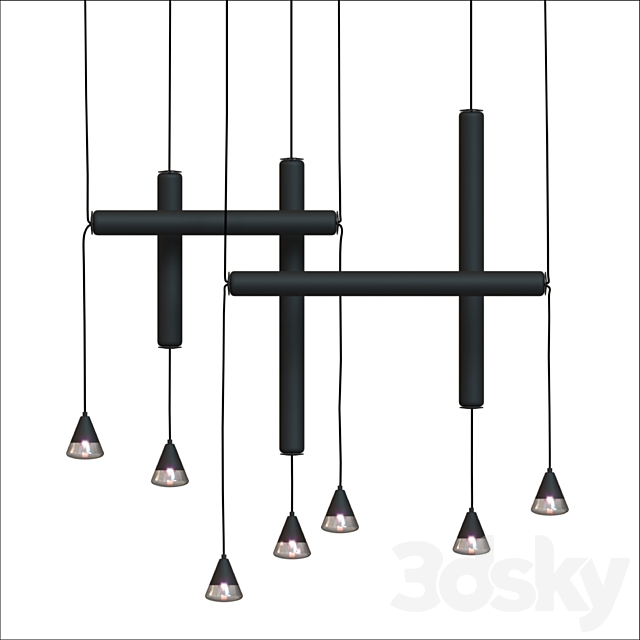 Pendant lamp BROKIS PURO 3DS Max Model - thumbnail 2