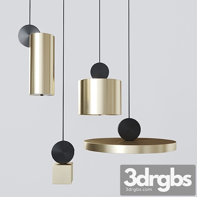 Pendant lamp calee 3dsmax Download - thumbnail 1