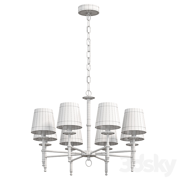 Pendant lamp Candela large 3DS Max Model - thumbnail 2