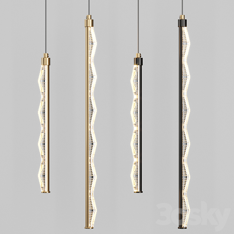 Pendant lamp CARIA Lampatron 3DS Max Model - thumbnail 1