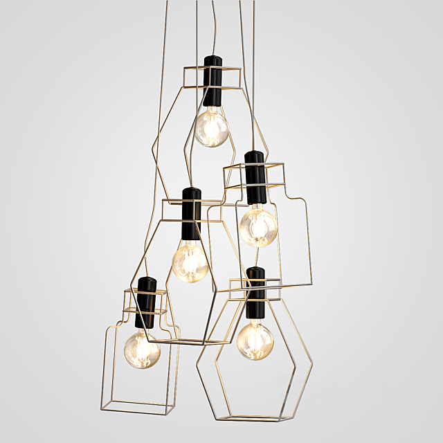 Pendant lamp collection 3DSMax File - thumbnail 3