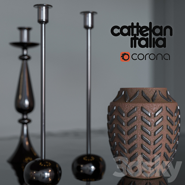 Pendant lamp CRISTAL from Cattelan Italia 3DSMax File - thumbnail 2