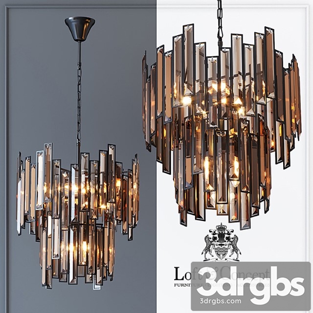 Pendant Lamp Darkness Pendant 9 3dsmax Download - thumbnail 1