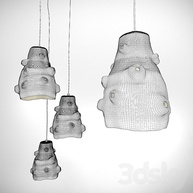 Pendant lamp design studio Tayga Design 3DS Max Model - thumbnail 2