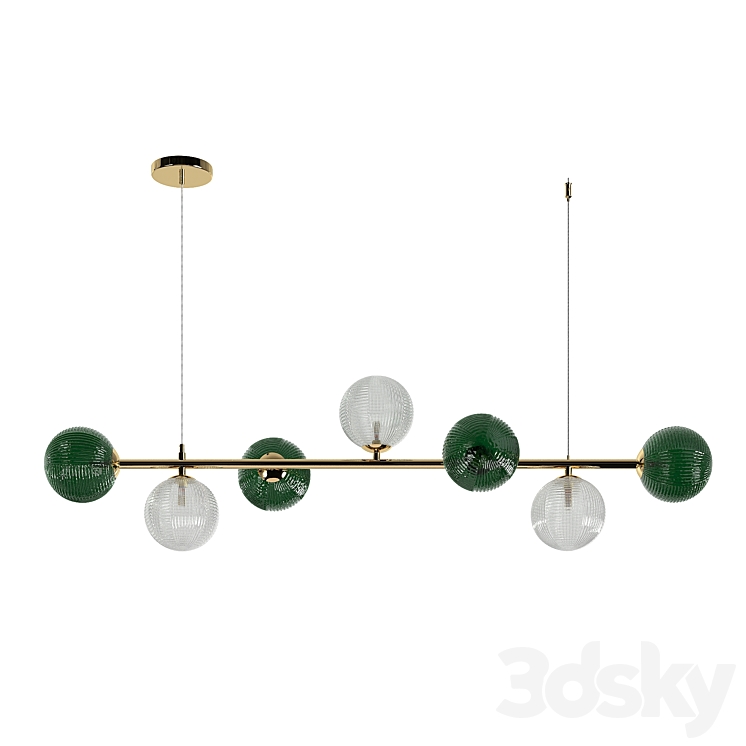 Pendant lamp F-PROMO 4035-7P 3DS Max Model - thumbnail 1