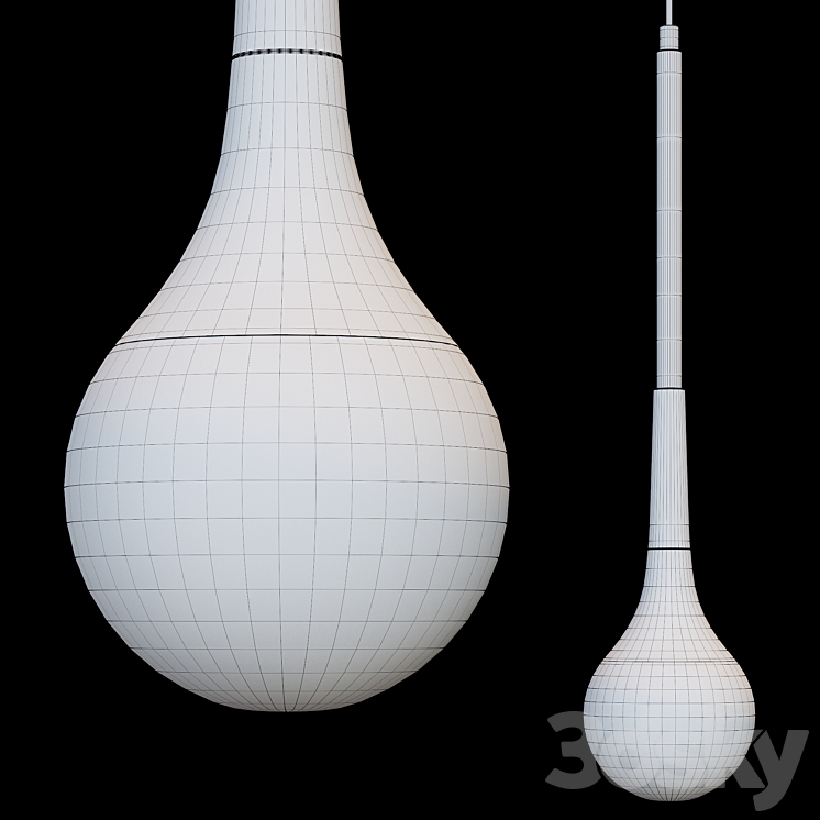 Pendant lamp FANNAR by Lampatron 3DS Max Model - thumbnail 2