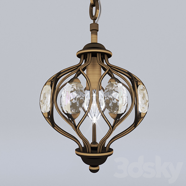 Pendant lamp Fes 1382-1P 3DSMax File - thumbnail 2