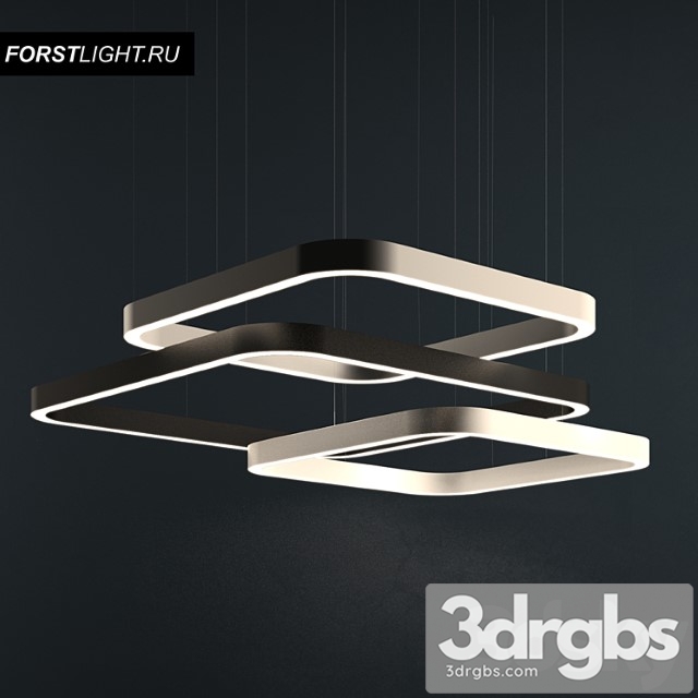 Pendant lamp forstlight frame 3dsmax Download - thumbnail 1