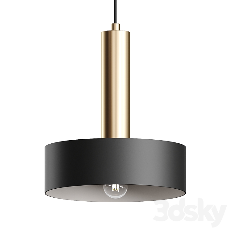 Pendant lamp Freya Izza FR4008PL-01BBS 3DS Max Model - thumbnail 2