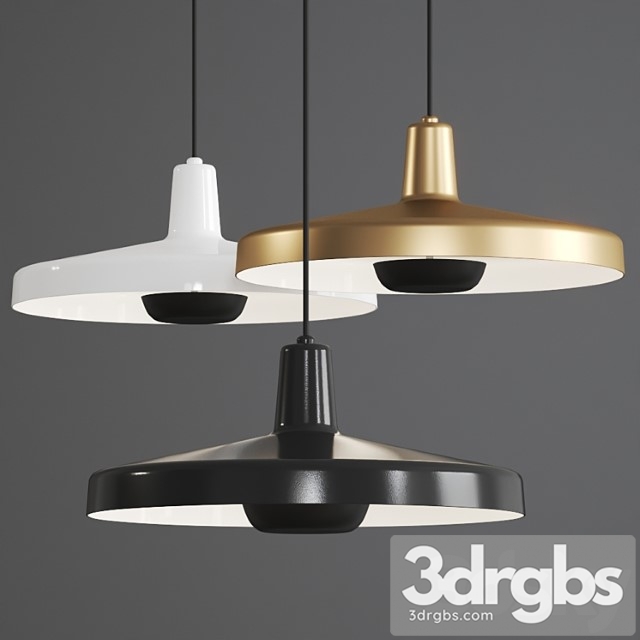 Pendant Lamp Grupa Arigato Ar Pl Adjustable Pendant Lamp Design by Grupa Collection Arigato 3dsmax Download - thumbnail 1