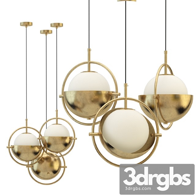 Pendant lamp kelly 3dsmax Download - thumbnail 1