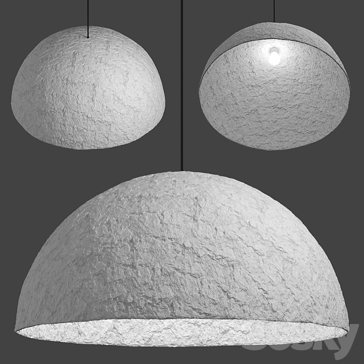 Pendant lamp Kupol by Tayga Design 3DS Max Model - thumbnail 3