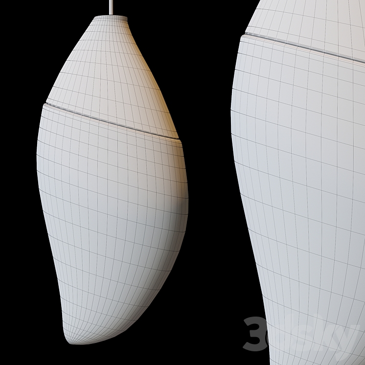 Pendant lamp LAVE by Lampatron 3DS Max Model - thumbnail 2