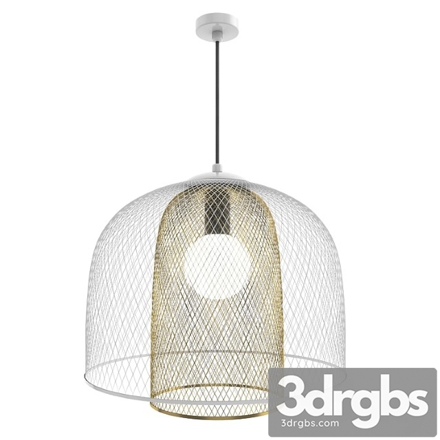 Pendant lamp made of metal mesh vanta from lampatron 3dsmax Download - thumbnail 1