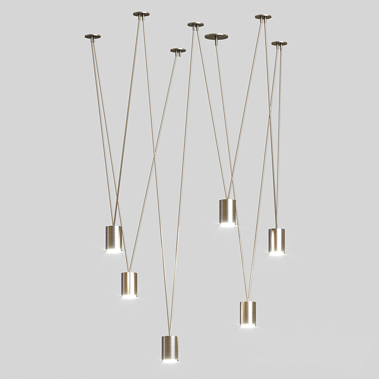 Pendant lamp Match by Forstlight 3DS Max Model - thumbnail 2