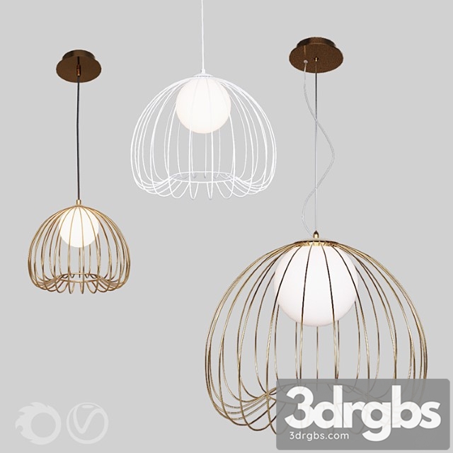 Pendant Lamp My Polly 3 3dsmax Download - thumbnail 1