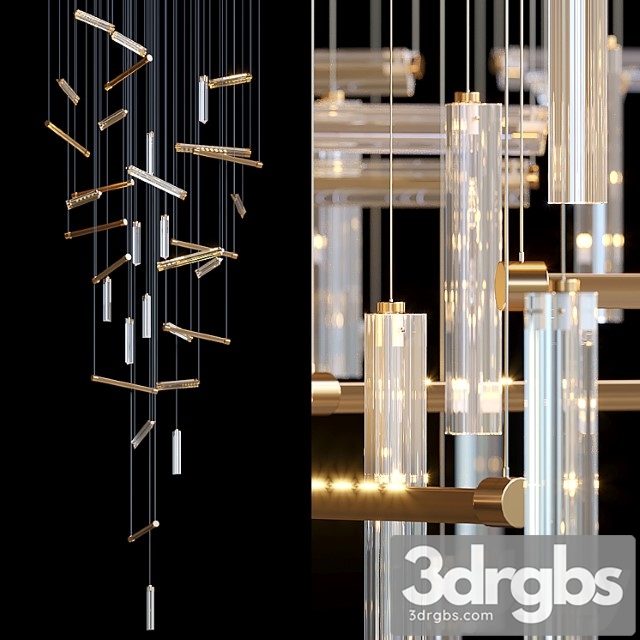 Pendant Lamp Nulty Bespoke Contemporary 3dsmax Download - thumbnail 1