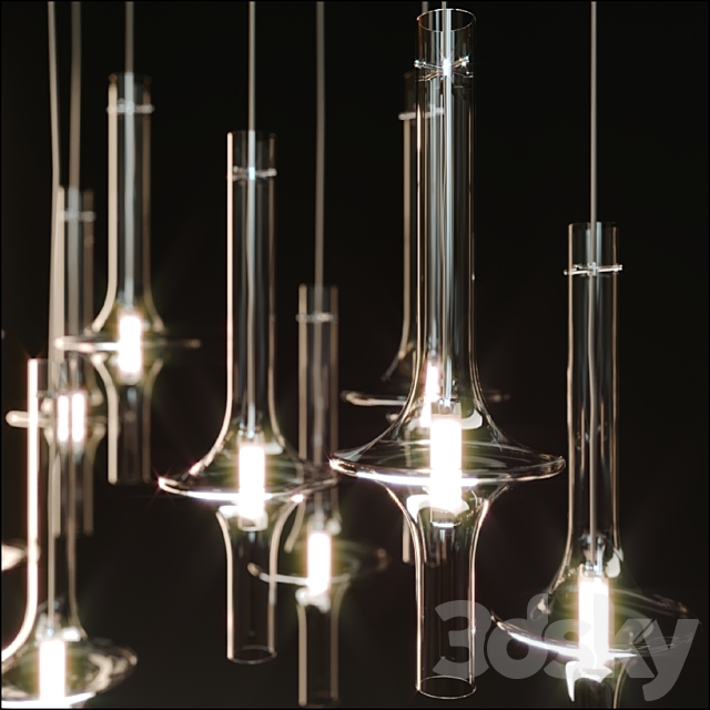 Pendant lamp PENDANT 00909 3DS Max Model - thumbnail 2