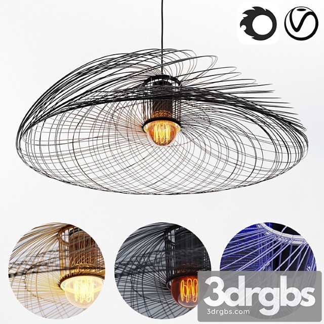 Pendant lamp   pendant light   forestier 1   corona   vray 3dsmax Download - thumbnail 1