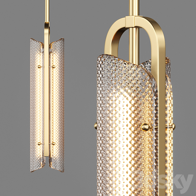 Pendant lamp PENELOPE ONE Lampatron 3DS Max Model - thumbnail 2