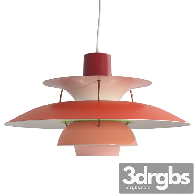 Pendant Lamp PH 5 Louis Poulsen 3dsmax Download - thumbnail 1