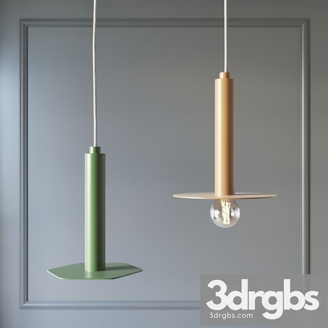 Pendant lamp plate 3dsmax Download - thumbnail 1