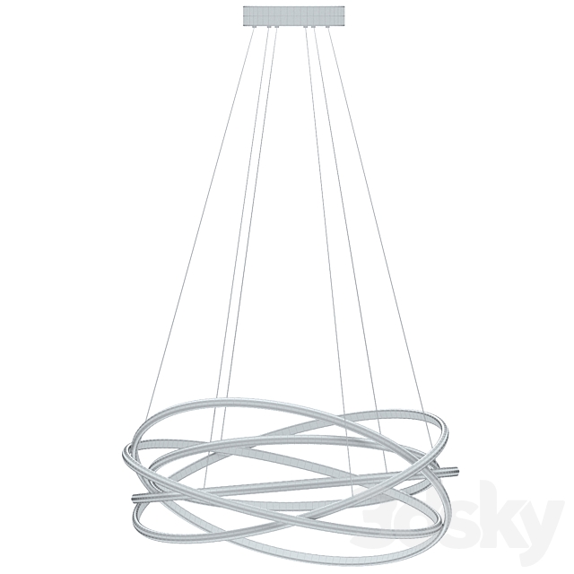 Pendant Lamp Saturn LED 3DSMax File - thumbnail 3