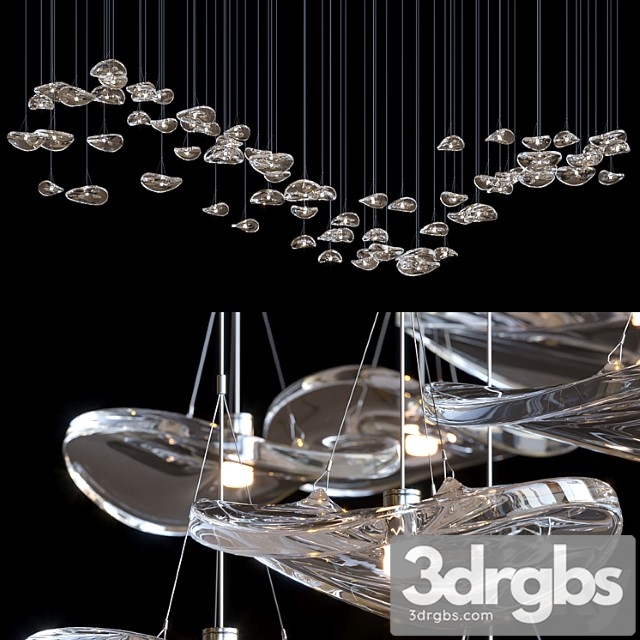 Pendant Lamp Terzani Manta 3dsmax Download - thumbnail 1