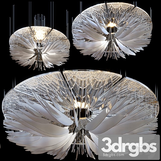 Pendant lamp vargov design – oudemansiella - thumbnail 1